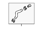5C0122101AA - Belts &amp; Cooling: Radiator Coolant Hose for Volkswagen Image
