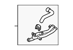 5C0121064G - Cooling System: Hose &amp; Tube Assembly for Volkswagen Image