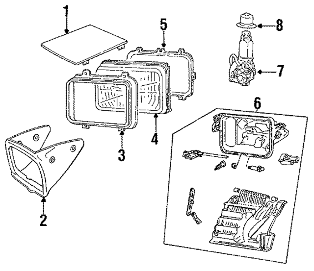 E9JY13A137A - Electrical: Cover Assembly for Mercury: Capri Image