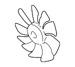 73311AG00A - HVAC: Fan Blade for Subaru: B9 Tribeca, Legacy, Outback Image