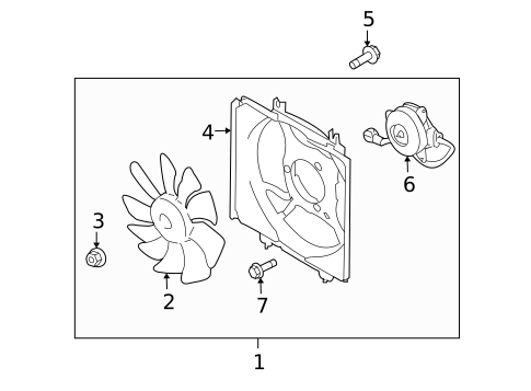 Condenser Fan for 2009 Subaru Outback #0
