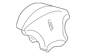 YW4Z54043B13AAA - Electrical: Driver Air Bag for Ford Image