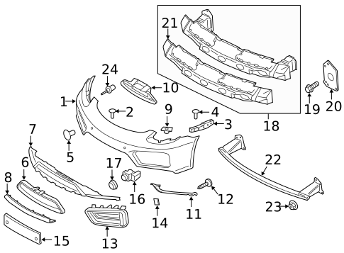Bumper & Components - Front for 2014 Porsche Cayman #0