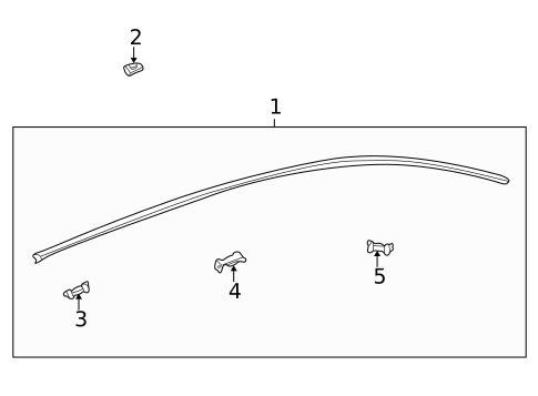Exterior Trim - Roof for 2006 Hyundai Elantra #0