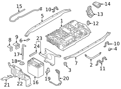 Hardware, Fasteners & Fittings for 2014 Audi Q5 #0