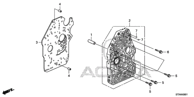 AT Main Valve Body (6AT) for 2011 Acura MDX #0