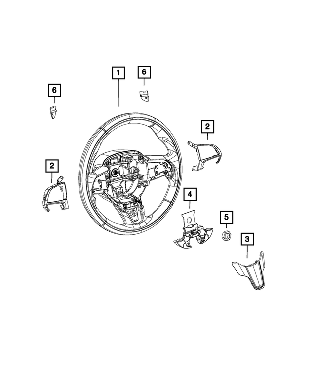 6510216AA - : Nut for Mopar Image