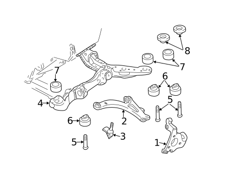 Suspension Components for 1999 Buick Park Avenue #0