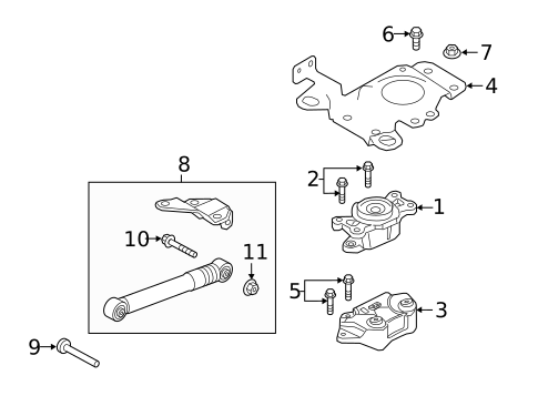 Trans Mounting for 2019 Land Rover Discovery Sport #0