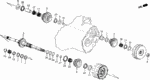 90201PL4000 - Transmission - Automatic: NUT, FLANGE (19MM) for Honda Image