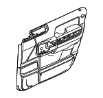 LR009602 - Body: Door Trim Panel for Land Rover: Range Rover Image