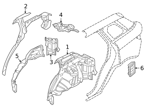Inner Components for 2012 Land Rover Range Rover Evoque #2