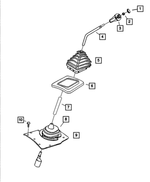 52109726AB - Manual Transmission 5 Speed: Gearshift Lever for Mopar Image