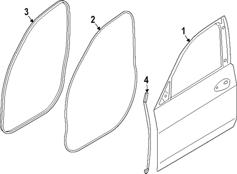 Door & Components for 2024 BMW XM #1