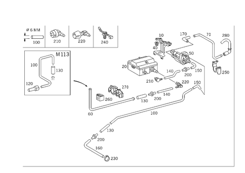 Cylinder Shut-Off for 2001 Mercedes-Benz S430 #0