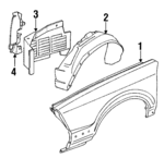 25527582 - Body: Fender for Buick: Century Image