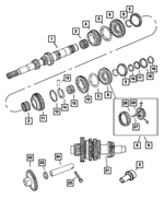 5134959AA - NVG Manual Transaxle 5 Speed: Transaxle Input Shaft Package for Mopar Image