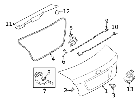 Trunk for 2024 Subaru WRX #0