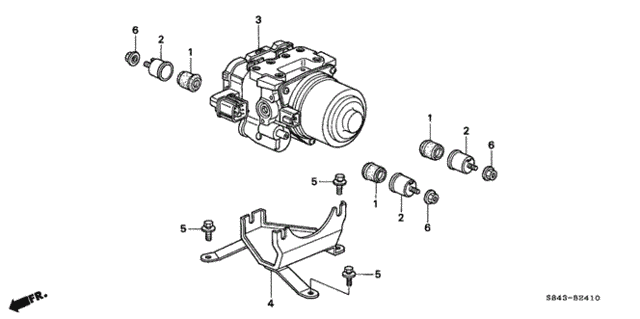 ABS Modulator for 2002 Honda Accord #0