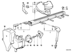 12122455426 - Engine Electrical System: Ignition Wiring Tube for BMW Image