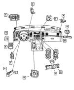 4602885AB - Electrical: Headlamp Switch for Mopar Image image