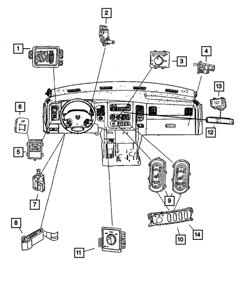 Switches for 2008 Dodge Ram 3500 #0