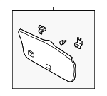 6775052080B0 - Body: Lift Gate Trim for Toyota Image