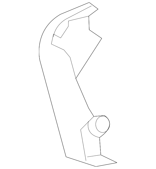 2014-2019 GM Jet Black Rear Passenger Side Seat Inner Hinge Finish ...