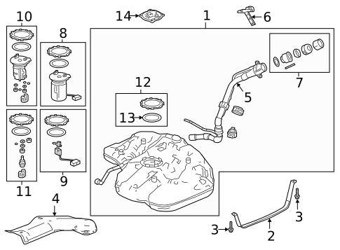 Emission Components for 2019 Honda Accord #3