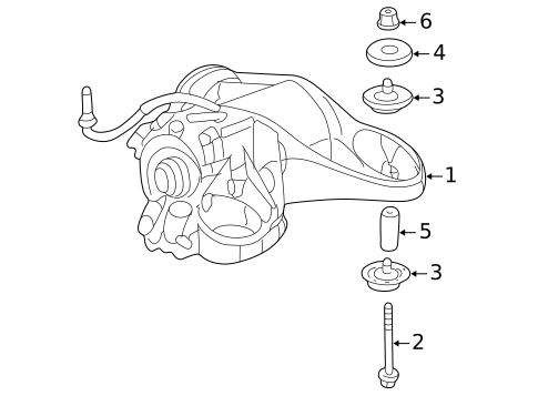 Axle & Differential for 2003 Chevrolet Venture #0