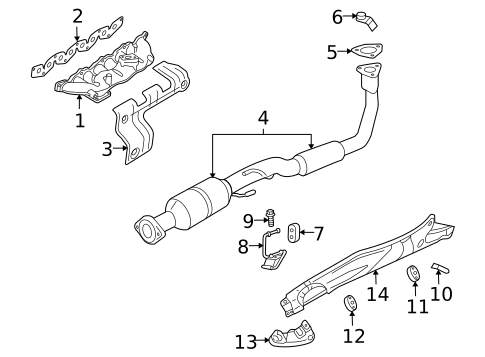 Exhaust Manifold for 2006 Jeep Liberty #0
