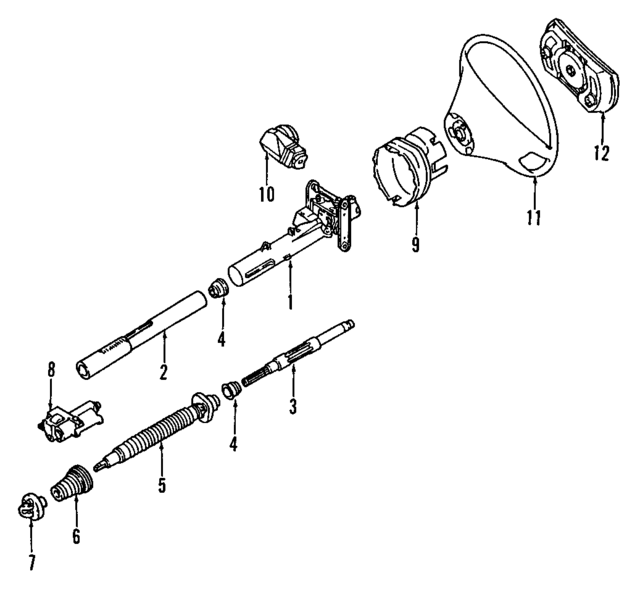 1294210312 - Body: Lock for Mercedes-Benz Image