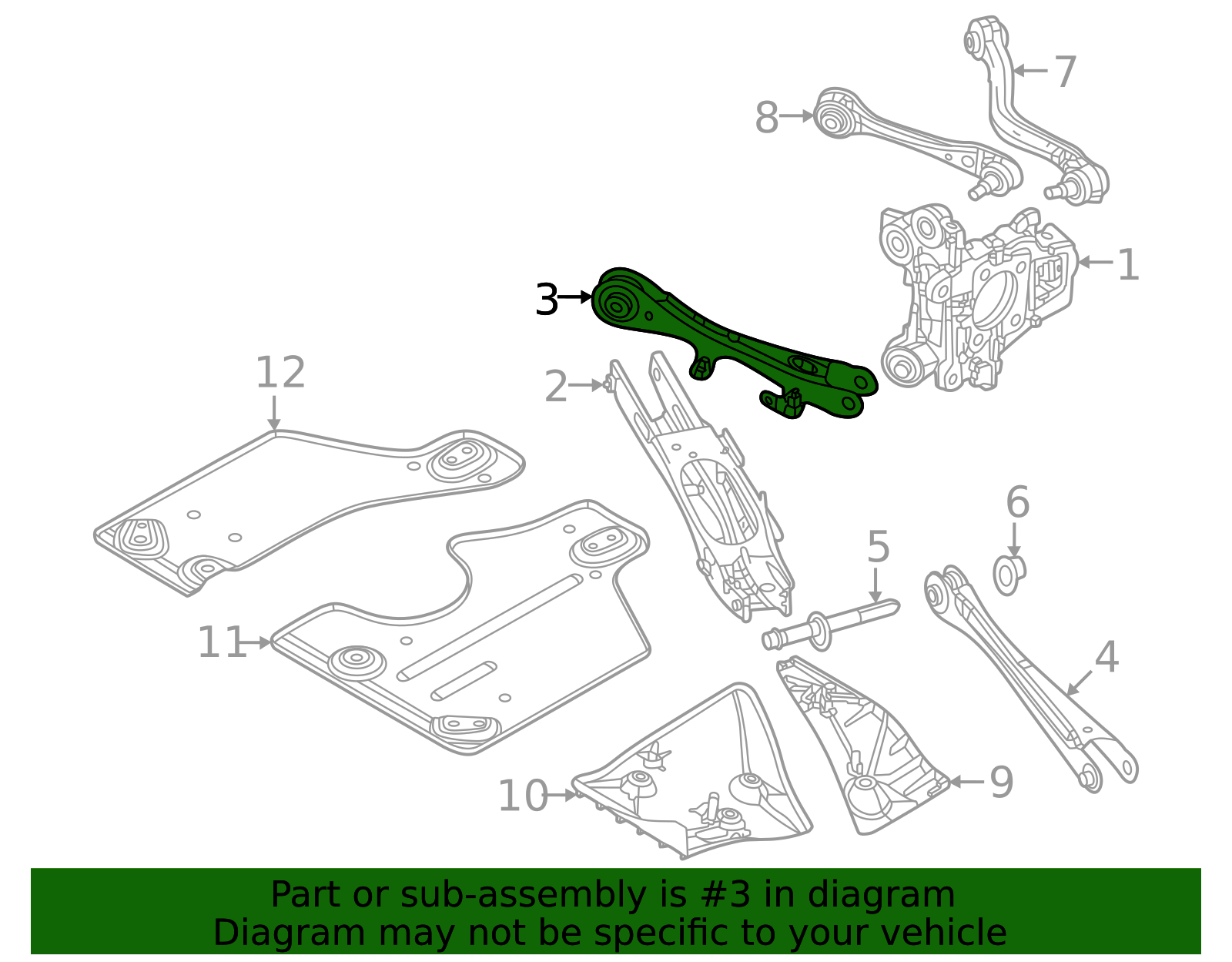 KBB6-28-200B - Trailing Arm - 2024-2025 Mazda | Mazda Swag