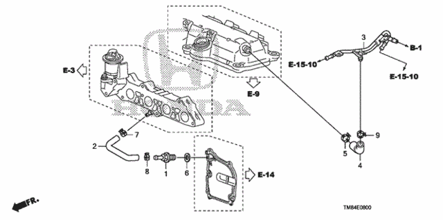 PCV Tube for 2013 Honda Insight #0