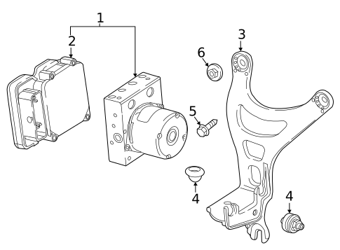 ABS Components for 2021 Chevrolet Malibu #0