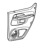 1L5Z3527406BAA - Body: Door Trim Panel for FORD Image