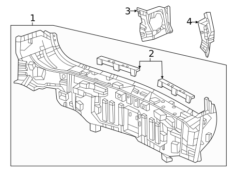 Rear Body for 2024 Honda CR-V | Genuine Honda Parts