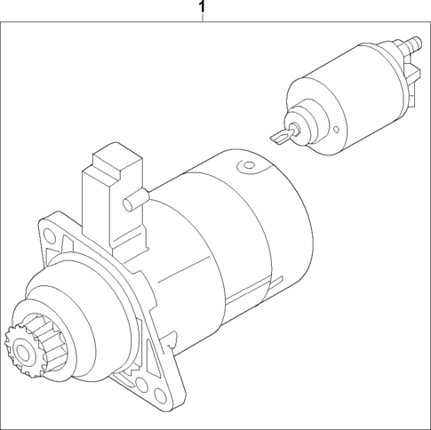 Starter for 2018 Volkswagen Golf R #1