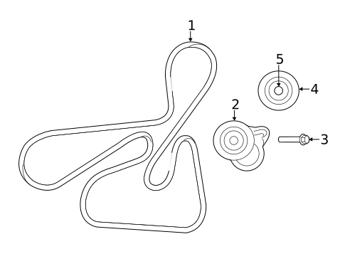 Belts & Pulleys for 2012 Chrysler 200 #0