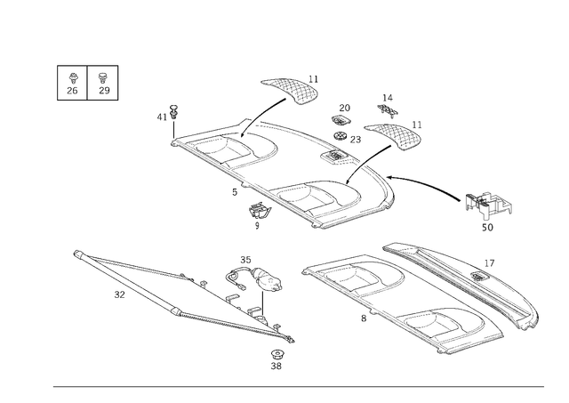 2106902630 - Panelling: Cover for Mercedes-Benz Image image