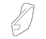 728680A040C0 - Body: Hinge Cover for Toyota Image