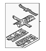65100M7010 - Body: Floor Pan Assembly for Kia: Forte Image