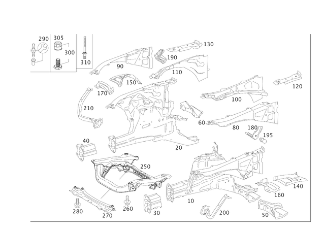 9932460 - Cowl, Front Panel: Ball Stud for Mercedes-Benz: 180A, 180b, 220a, 350SD, A220, A35 AMG, AMG GT 43, AMG GT 53, AMG GT 63, AMG GT 63 S, AMG GT 63 S E Performance, C350e, C400, C43 AMG, C450 AMG, C63 AMG, C63 AMG S, CL550, CL600, CL63 AMG, CL65 AMG, CLA250, CLA35 AMG, CLA45 AMG, CLA45 AMG S, CLS450, CLS53 AMG, E300, E350, E400, E43 AMG, E450, E53 AMG, E63 AMG S, EQB 250+, EQB 300, EQB 350, G500, G550, G580, G63 4x4 Squared AMG, G63 AMG, GLA250, GLA35 AMG, GLA45 AMG, GLB250, GLB35 AMG, GLC300, GLC350e, GLC43 AMG, GLC63 AMG, GLC63 AMG S, GLC63 AMG S E Performance, GLE350, GLE450, GLE450e, GLE53 AMG, GLE580, GLE63 AMG S, GLS450, GLS580, GLS63 AMG, Maybach GLS600, Maybach S550, Maybach S560, Maybach S580, Maybach S600, Maybach S650, Maybach S680, S450, S500, S550, S550e, S560, S580, S580e, S600, S63 AMG, S63 AMG E Performance, S65 AMG, SL400, SL450, SL550, SL63 AMG, SL65 AMG Image image