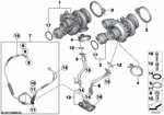 11655A4EF44 - Engine: Turbocharger for BMW Image