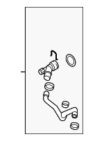 1C0122051Q - : Lower Hose for Volkswagen: Beetle Image