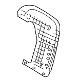 883904D220CS8 - Body: Seat Back Panel for Kia: Sedona Image