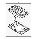3CN947105QAW - Body: Overhead Lamp for Volkswagen: Taos Image