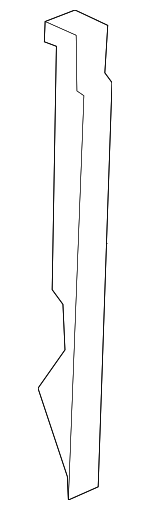 XR857916 - Cooling System: Side Seal for Jaguar: F-Type, XK, XKR, XKR-S Image