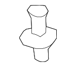 XR811158 - Cooling System: Lower Shield Rivet for Jaguar: F-Type Image