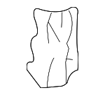 25741025 - : Side Reinforced for Cadillac: CTS, SRX, STS Image